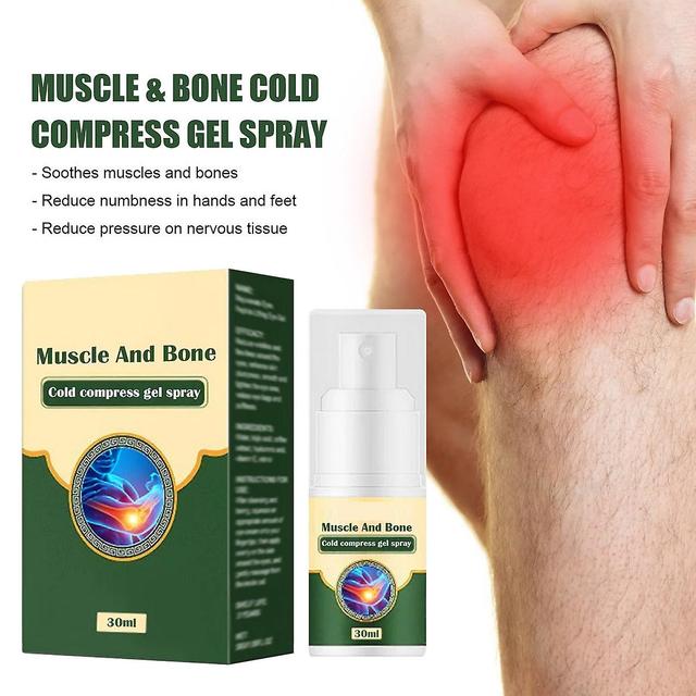 Frusde Muscle And Bone Cold Compress Gel Spray, Tenosynovitis Cold Compress Gel, Natural Herbal Spray For Joint Bone Pain Relief 3Pcs on Productcaster.