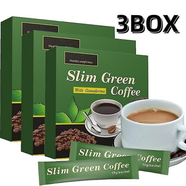 54 Teabags Slim Green Coffee With Ganoderma Control Weight Weight Tea on Productcaster.