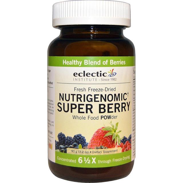 Eclectic Institute Eklektisk Institutet, Nutrigenomic Super Berry, Hela Livsmedel POWDER, 3,2 oz (90 g) on Productcaster.