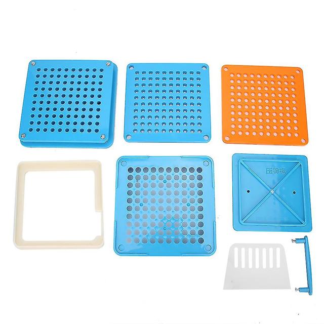 Gaoxing 100 Holes Capsules Filling Tool Empty Capsule Plates Capsule Filling Machine 1#Blue 1# CNO.028466 on Productcaster.