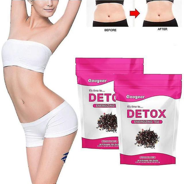 56pcs Detox Tea - Tout naturel, soutient le poids santé, aide à réduire les ballonnements on Productcaster.