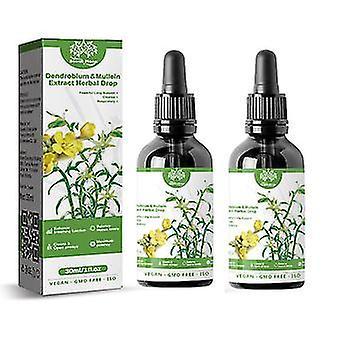 South Moon 2pcs Dendrobium & Mullein Extract Lung Powerful Cleanse Respiratory Herbal Drops on Productcaster.