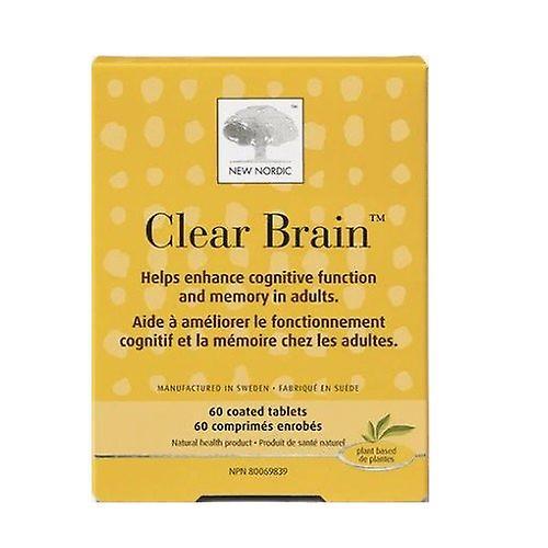 New Nordic US Inc Clear Brain, 60 Tabs (Pack of 1) on Productcaster.