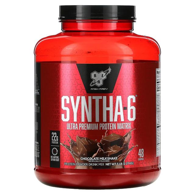 BSN, Syntha-6, Ultra Premium Protein Matrix, Chocolate Milkshake, 5 lbs (2.27 kg) on Productcaster.