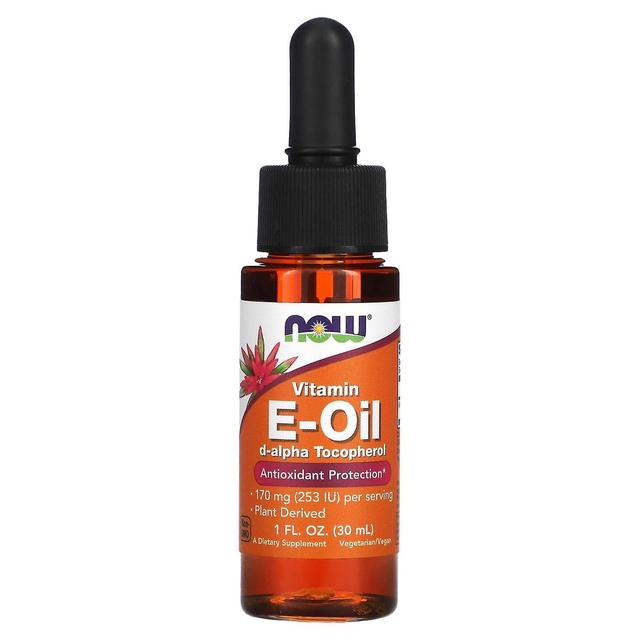 NOW Foods, Vitamin E-Oil, Antioxidant Protection, 1 fl oz (30 ml) on Productcaster.