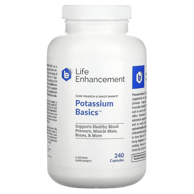 Life Enhancement, Potassium Basics, 240 Capsules on Productcaster.