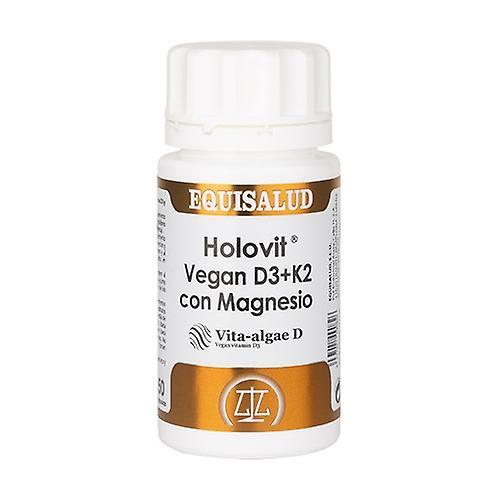 Equisalud Holovit Vegan D3+K2+magnesium 50 kapselia on Productcaster.