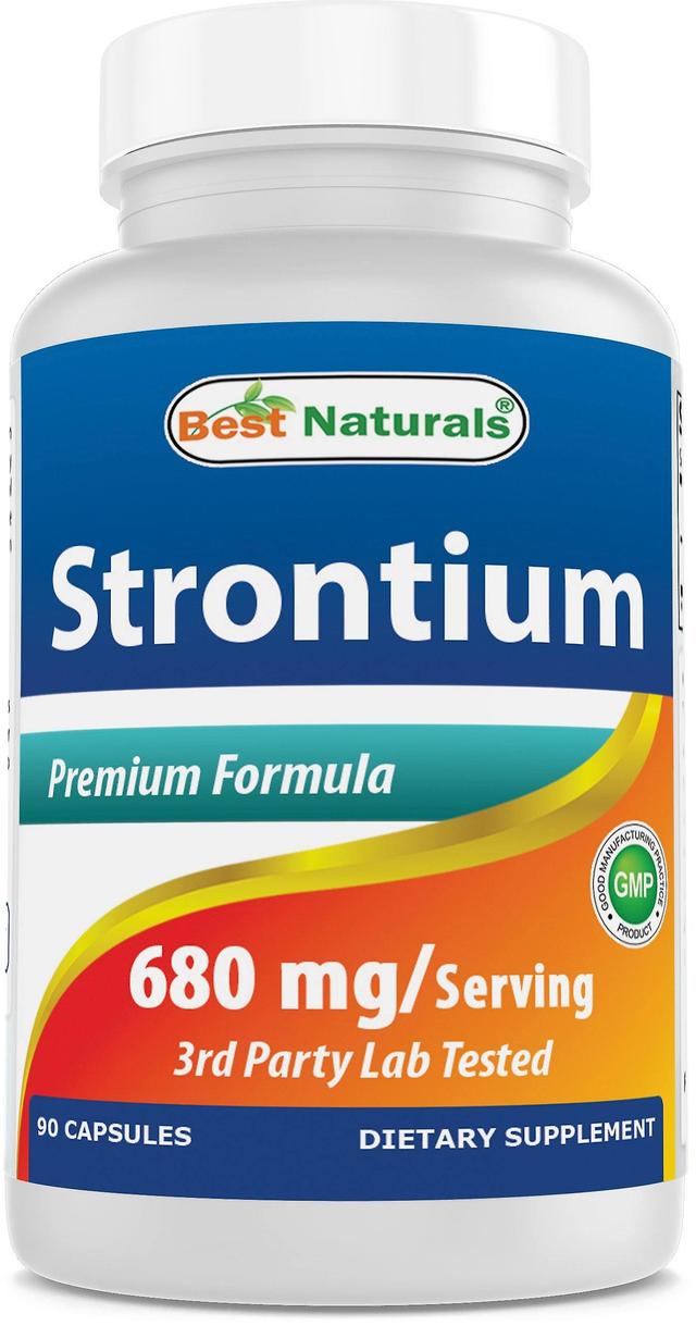 Best naturals strontium bone building formula 680 mg/serving 90 capsules on Productcaster.