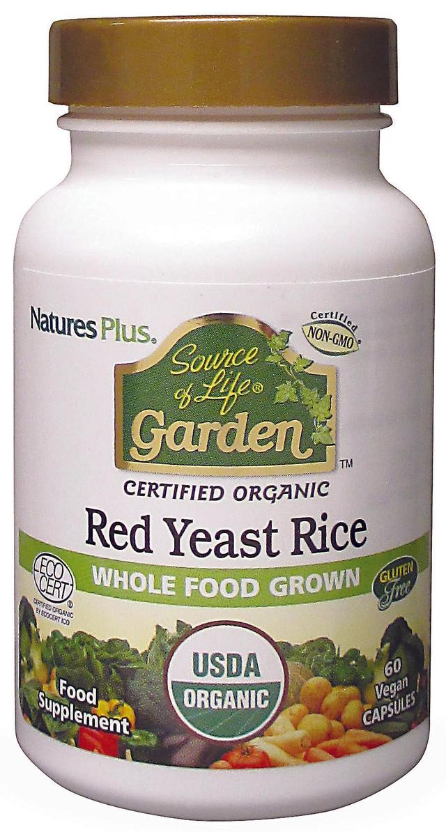 Nature's plus source of life garden certified organic red yeast rice 60's on Productcaster.