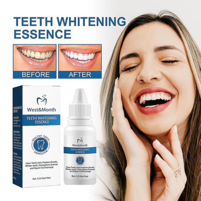 Tooth Whitening Essence Cleansing Tooth Stains, Dirt, Whitening Tooth And Removing Mouth Odor Tooth Cleanser 10ml on Productcaster.