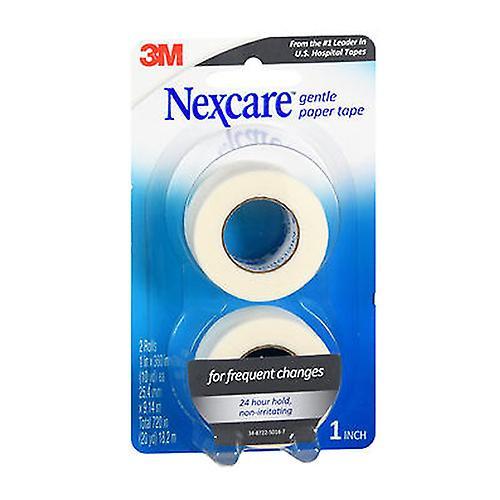 Nexcare Gentle Paper Carded First Aid Tape, 1 in x 10 yds 2 each (Pack of 1) on Productcaster.