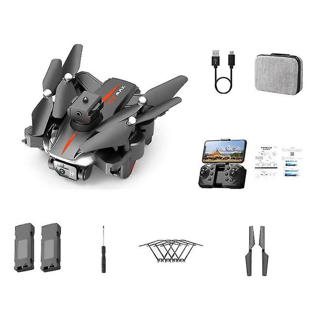 Szmtcv Portable Single Camera/dual Camera Aerial Vehicle 360 Flip Speed Adjustment Quadcopters Gifts For Kid Adult Black Dual 8K 2B on Productcaster.