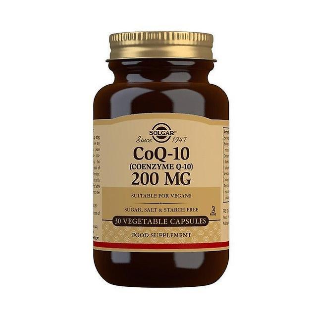 Solgar CoQ-10 200mg Vegicaps 30 (12536319) on Productcaster.