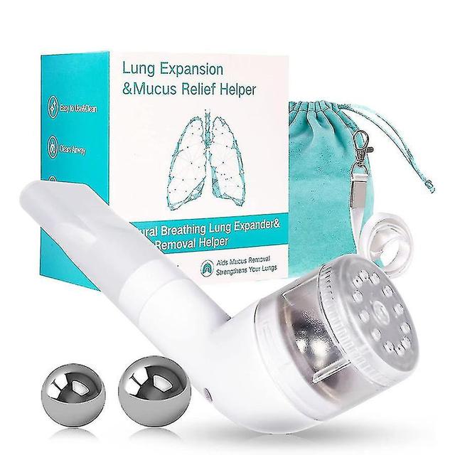 Mike Lung Exerciser & Mucus Remover - Natuurlijk helder slijm met het lung exerciser-apparaat on Productcaster.