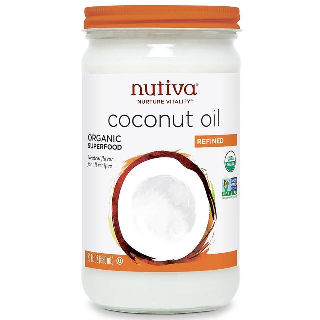 Nutiva, Organic Coconut Oil, Refined, 23 fl oz (680 ml) on Productcaster.