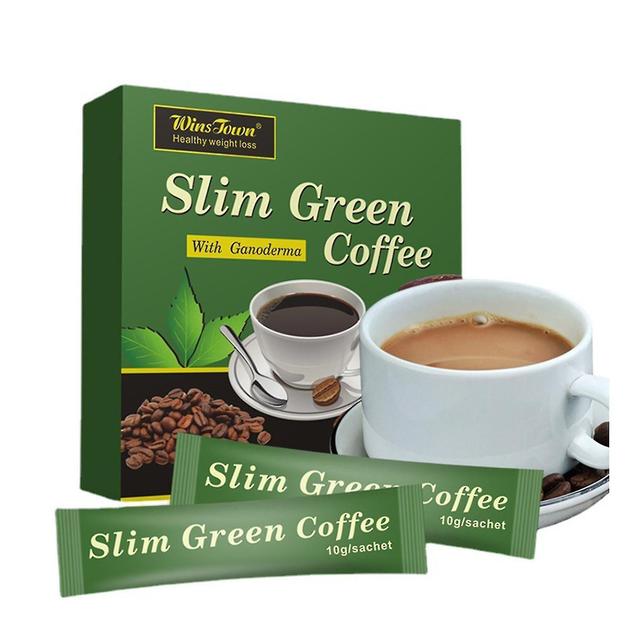 18 Teabags Slim Green Coffee With Ganoderma Control Weight Weight Tea on Productcaster.