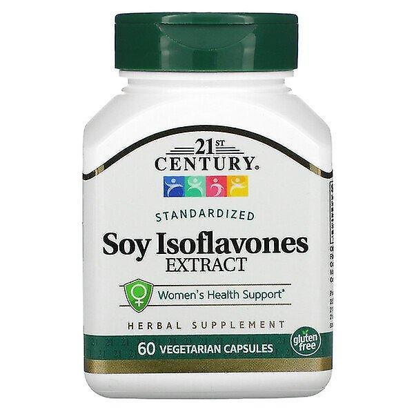 21st Century, Soy Isoflavones Extract, Standardized, 60 Vegetarian Capsules on Productcaster.