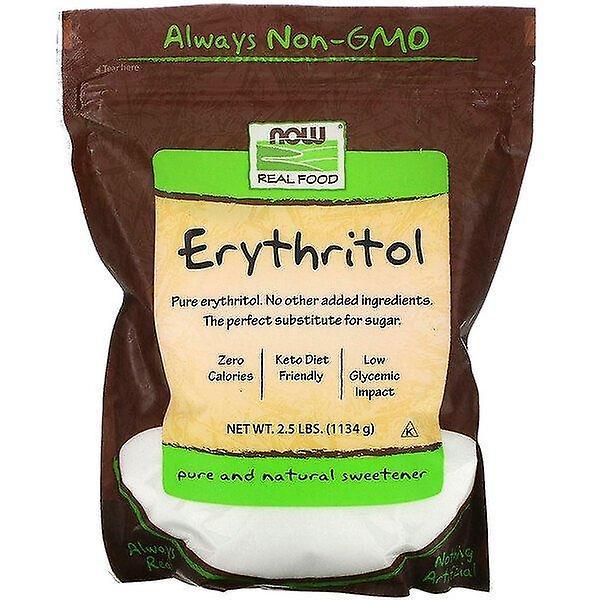 Now Foods, Real Food, erytritoli, 2,5 paunaa (1,134 g) on Productcaster.