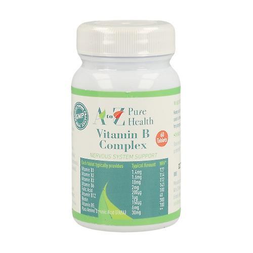 A to Z Pure Health Vitamin B Complex 60 tablets on Productcaster.