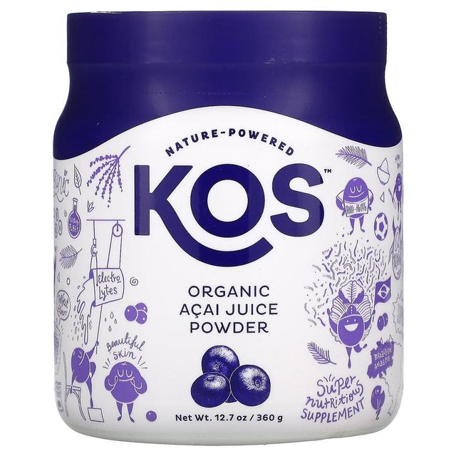 KOS, Ekologisk Acai Juice Pulver, 12.7 oz (360 g) on Productcaster.