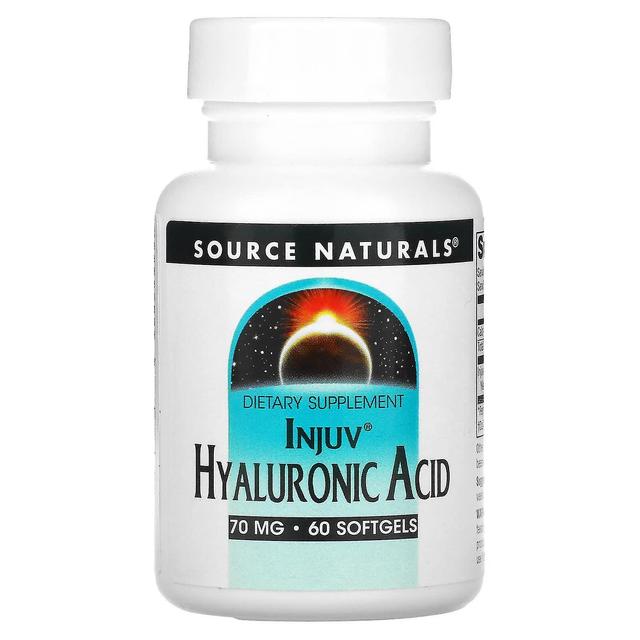 Source Naturals, Injuv Hyaluronic Acid, 70 mg, 60 Softgels on Productcaster.