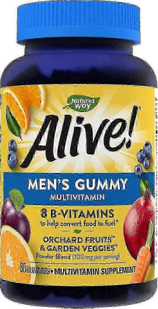 Nature's way alive! men's vitamins gummies, fruit, 60 ea on Productcaster.