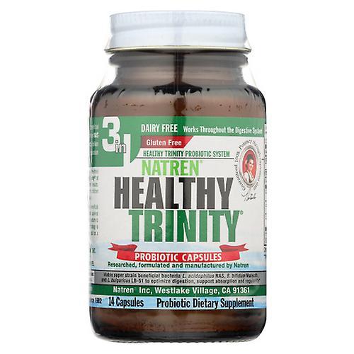 Natren Healthy Trinity Probiotic Capsules, 14 Caps (Pack of 1) on Productcaster.