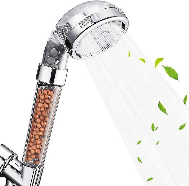 Tuno Shower Head, Filter Filtration High Pressure Water Saving 3 Mode Function Spray Handheld Showerheads For Dry Skin & Hair on Productcaster.