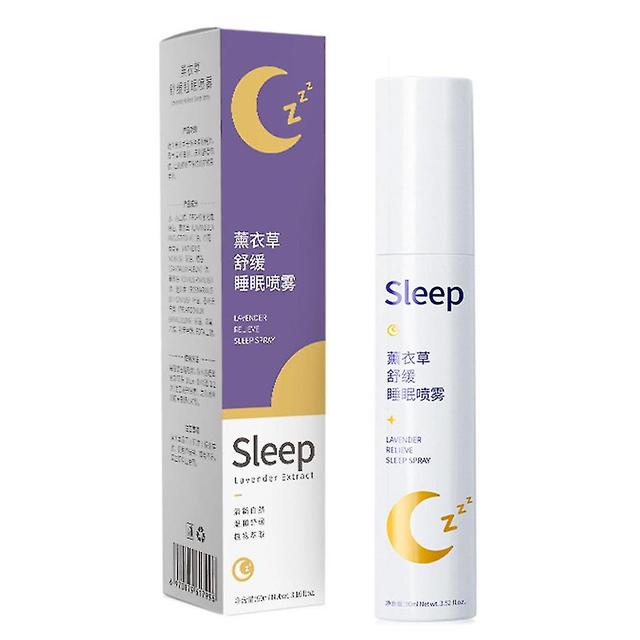 90ml Spray d’oreiller de lavande pour le sommeil Améliorer l’insomnie Huile essentielle Extrait de plante naturelle Stress Soulager aide l’anxiété ... on Productcaster.