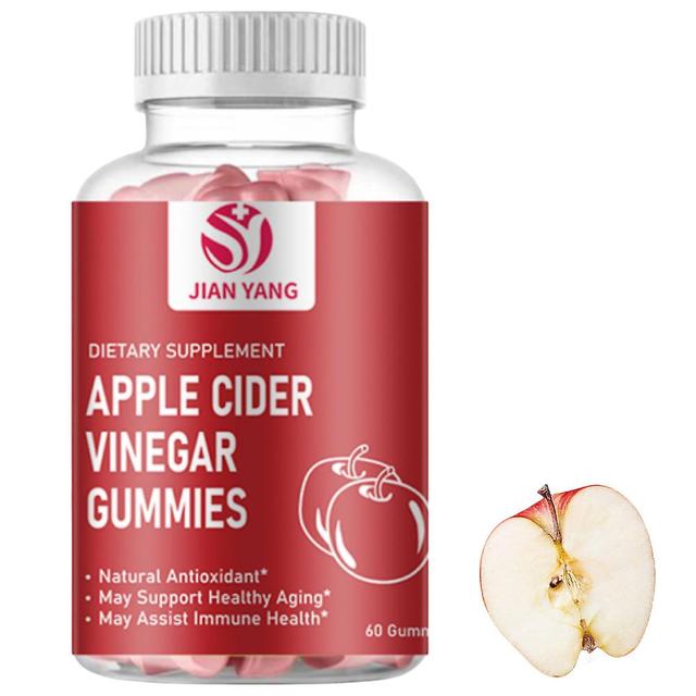 Apple Cider Vinegar Gummies - (1 Pack, 60 Count, Mother's, Gluten-free, Vegan, Beetroot, Pomegranate) 1pc on Productcaster.