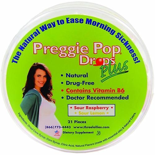 Three Lollies Preggie Pop Drops Plus con vitamina B6, 21 CT (Pack de 2) on Productcaster.