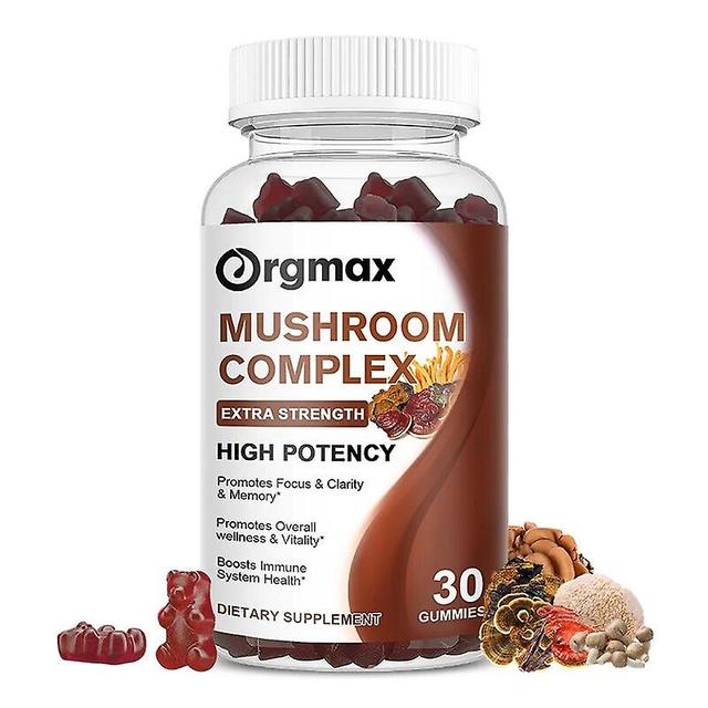 Visgaler Orgmax Mushroom Complex Capsules 60 Pcs Improve Memory Focus Immune Health Metabolism Fatigue Relief Muscle Recovery Anti-aging 30 pcs on Productcaster.