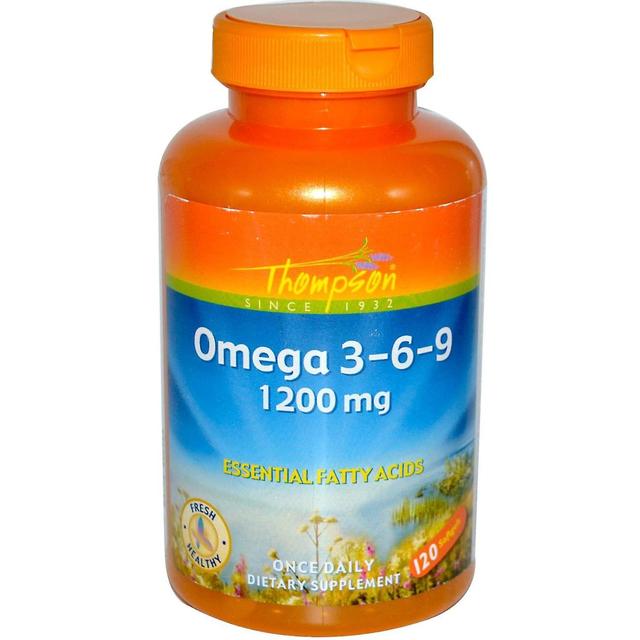 Thompson, Omega 3-6-9, 1200 mg, 120 Kapsułki żelowe on Productcaster.