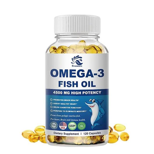 Visgaler 60/120pcs Omega-3 Fish Oil Capsules Dietary Supplement for including EPA and DHA 1 Bottle 120 pills on Productcaster.