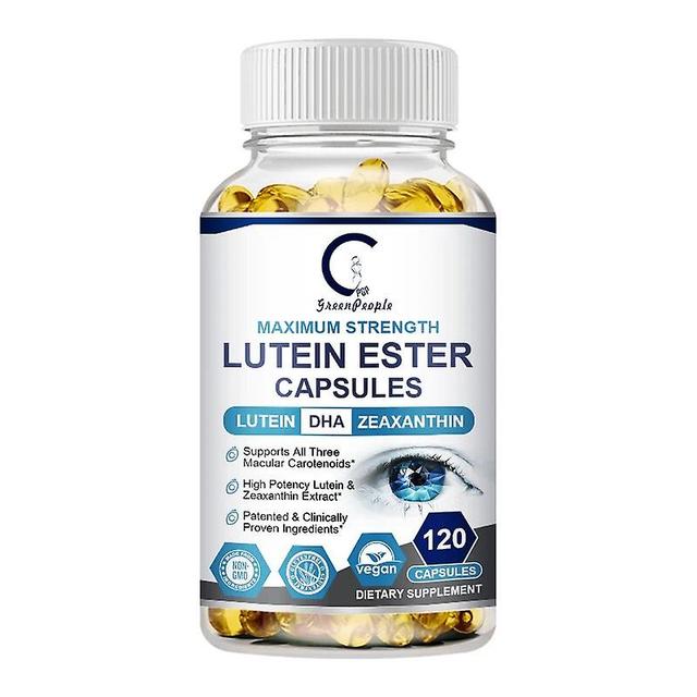 Visgaler Lutein Augenpflege-Kapseln Xanthophyll-Kapsel Nahrungsergänzungsmittel für gesunde Augen 120pcs on Productcaster.