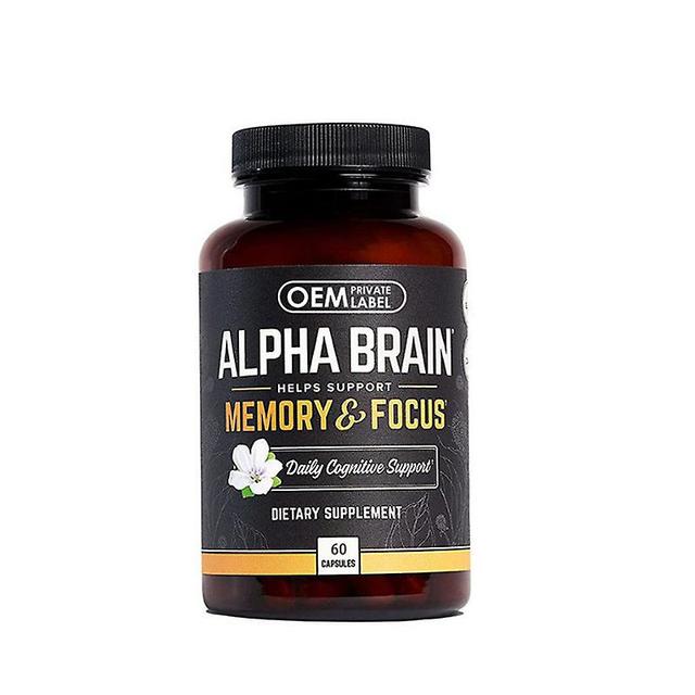 Haobuy Alpha Brain Memory Focus 60 Kapseln Nahrungsergänzungsmittel für Männer und Frauen, Alpha Brain Premium Nootropic Brain Supplement, koffeinf... on Productcaster.