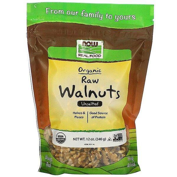 Now Foods, Real Food, Organic Raw Walnuts, Unsalted, 12 oz (340 g) on Productcaster.