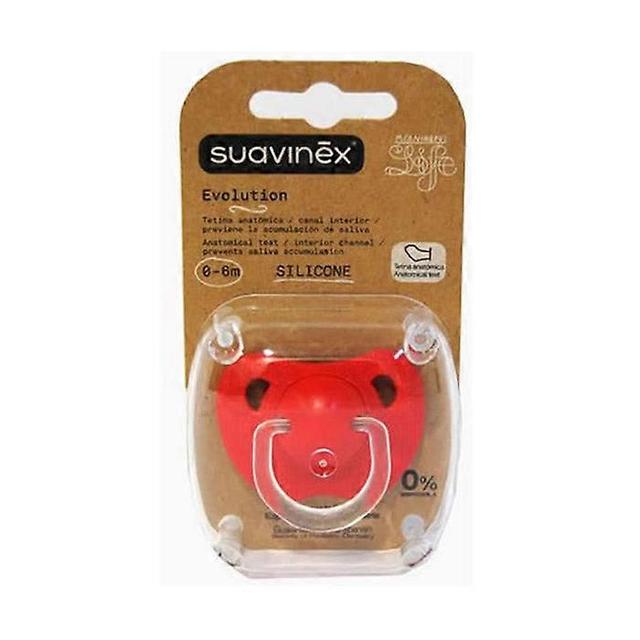 Suavinex evolution anatomical silicone teat soother +6m on Productcaster.