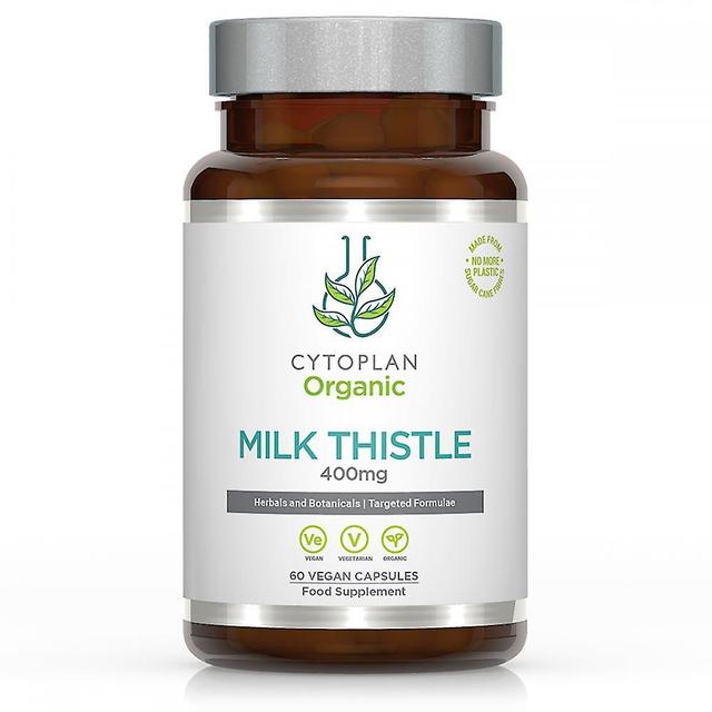 Cytoplan organic milk thistle 400mg 60's on Productcaster.