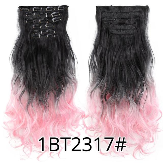 Duqi Leeons Synthetic Hair Curly Clip In Wig Extension 16 Clips In Hair Extension Hair Pieces Fake Hair Extension Synthetic 49 Colors riccio 1BT231... on Productcaster.