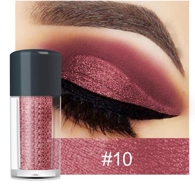 12 Color Glitter Eyeshadows Powder Portable No Smudge Eye Cosmetic For Party Daily Work 10 on Productcaster.