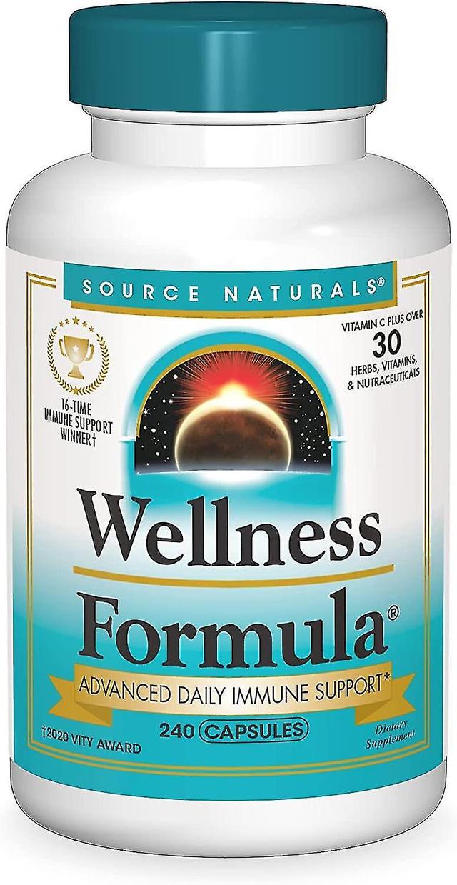 Source Naturals Wellness Formula, Advanced Immune 240 Capsules on Productcaster.