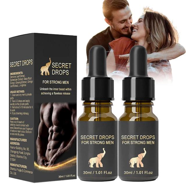 Lisade Secret Drops, Secret Drops For Strong Men, Herbal Secret Drops, Enhanced Secret Drops, Secret Happy Drops For Men Supplement Drops 2pcs on Productcaster.