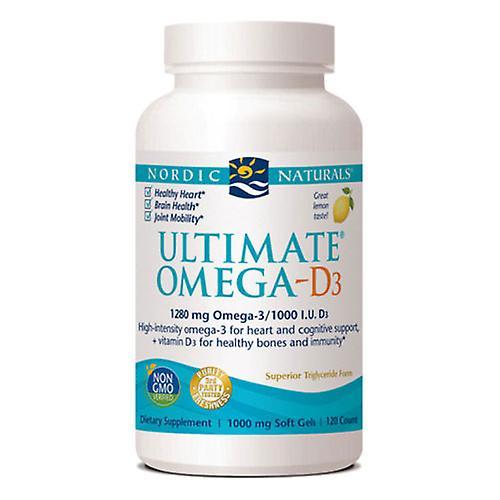 Nordic Naturals Ultimate Omega D3, 1000 mg, 120 ct (balenie po 4) on Productcaster.