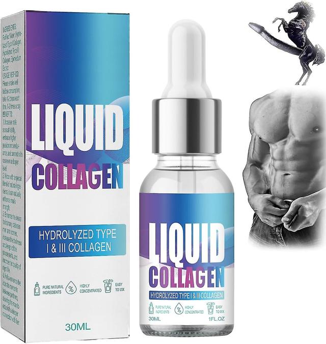 Weijianuo Mens Liquid Collagen, Liquid Collagen For Men, Secret Happy Drops For Strong Men, Increase Energy Levels, Enhancing Sensitivity And Pleas... on Productcaster.