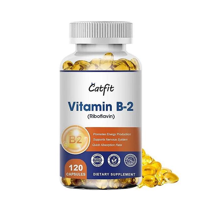 Vorallme Catfit Vitamin B2 Capsules Riboflavin Mucosal Care Genital Inflammation Mineral Cell Regeneration for Sexless Woman 120pcs on Productcaster.