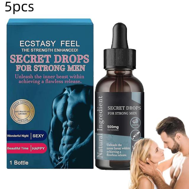 Strong Men's Pleasure Enhancing Drops - Intimacy Booster Hormones, 30ml 5pcs - 150ml on Productcaster.