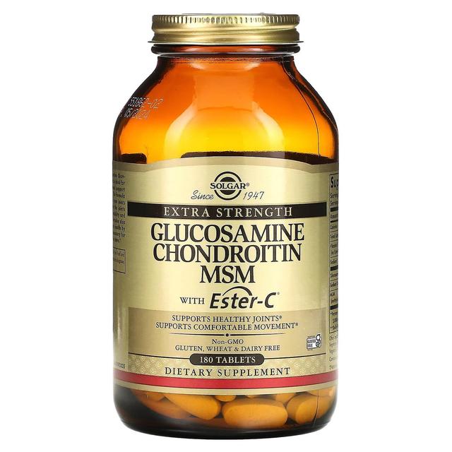 Solgar, Glucosamina Condroitina MSM com Ester-C, 180 Comprimidos on Productcaster.