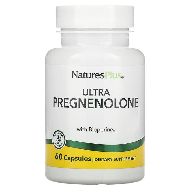 Nature's Plus NaturesPlus, Ultra Pregnenolone med Bioperine, 60 kapsler on Productcaster.