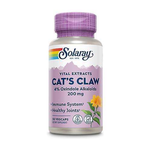 Solaray Cat's Claw 30 capsules on Productcaster.